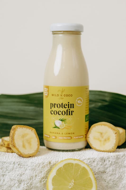 Wild & Coco BIO Protein cocofir Banán a citron