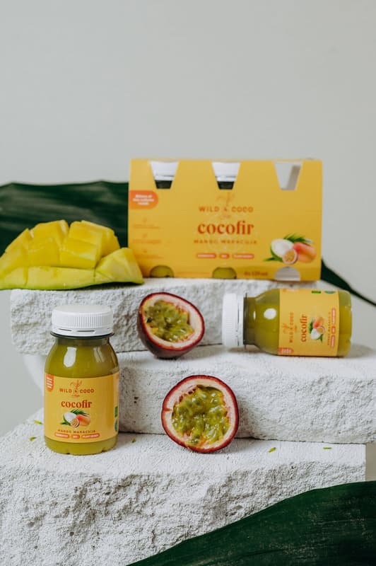 Wild & Coco BIO Biotic cocofir Mango and maracuja (6×120 ml)