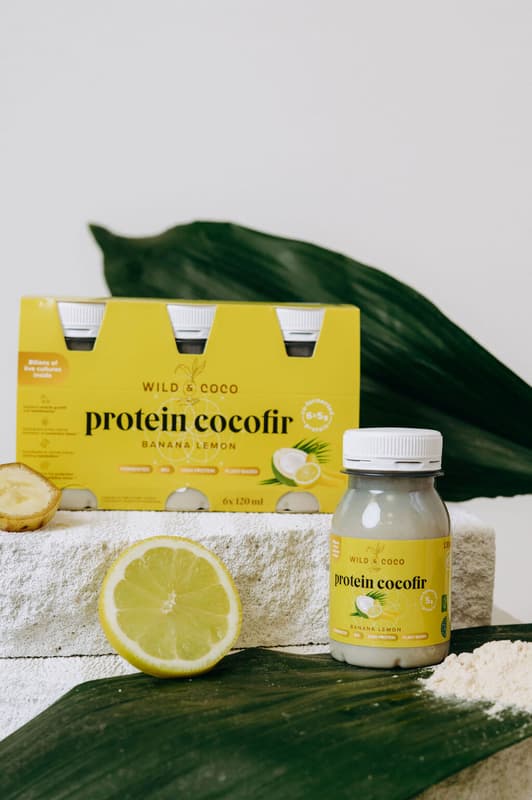 Wild & Coco BIO Protein cocofir Banana and lemon (6×120 ml)