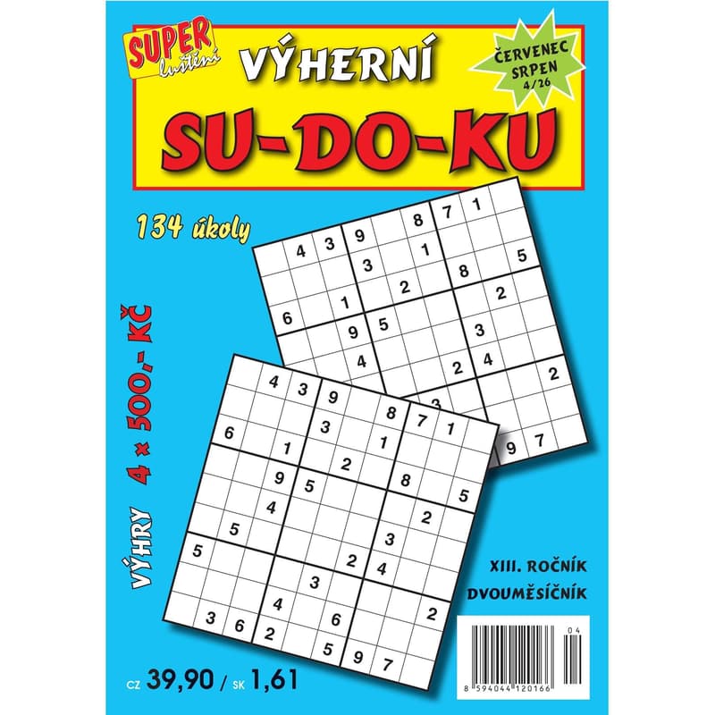 SU-DO-KU výherní č. 4/2026
