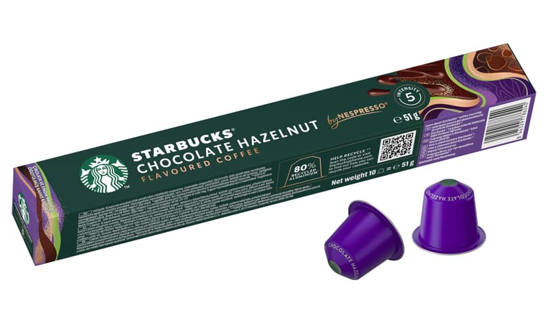 Starbucks Chocolate Hazelnut by Nespresso Blonde Roast kávové kapsle