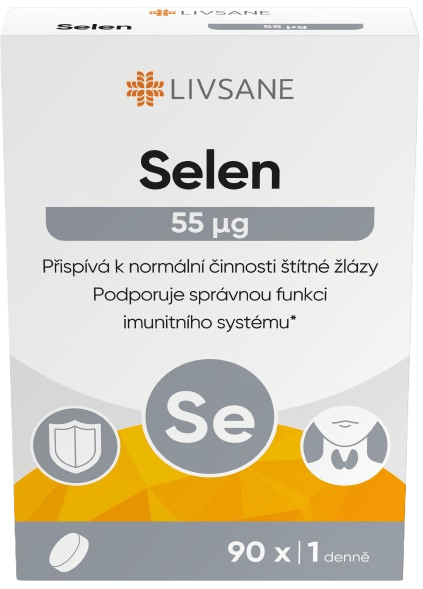 LIVSANE Selen 55mcg tbl.90