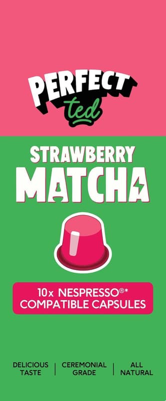 PerfectTed Matcha Pods Strawberry 10 pcs