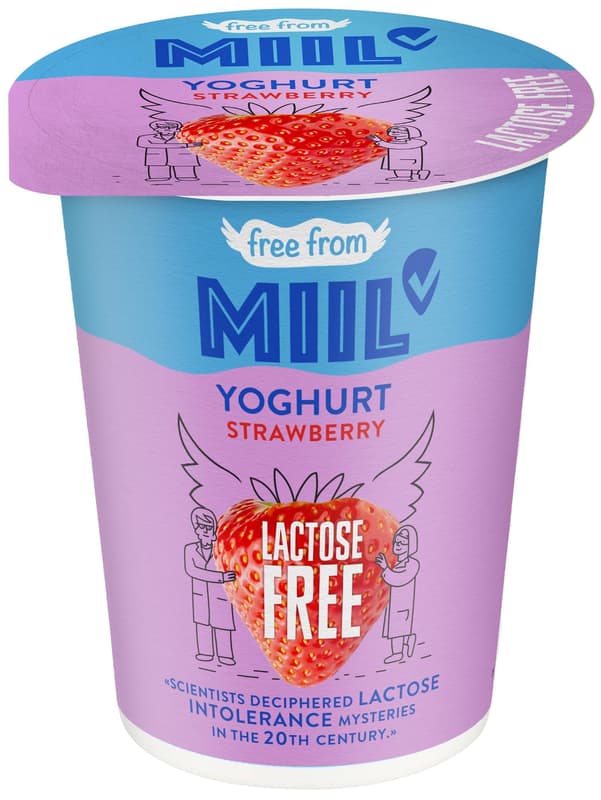 Miil Krémový jogurt jahoda bez laktózy