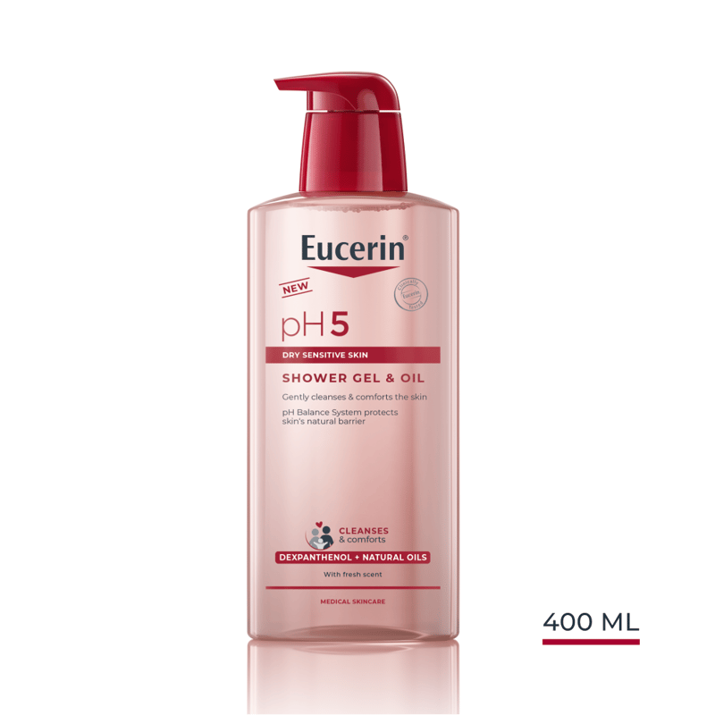 Eucerin pH5 sprchový gel&olej 400ml