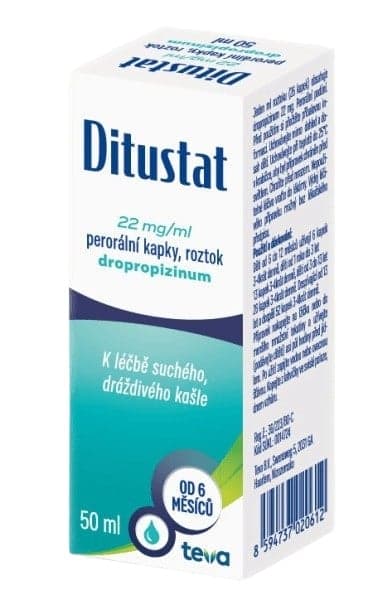 DITUSTAT 22MG/ML Perorální kapky, roztok 1X50ML
