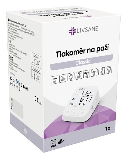 LIVSANE Tlakoměr na paži Classic 1ks