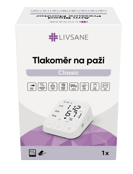 LIVSANE Tlakoměr na paži Classic 1ks
