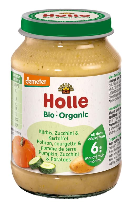 Holle BIO Zucchini Pumpkin Potato