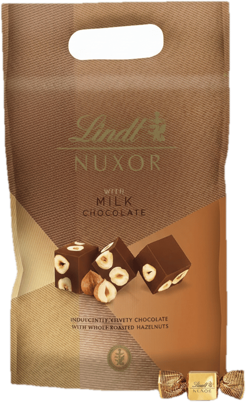 Lindt Bonboniéra NUXOR Megabalení pralinek Mléčná čokoláda s lískovými ořechy