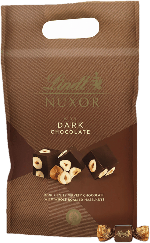 Lindt Bonboniéra NUXOR Megabalení pralinek Hořká čokoláda s lískovými ořechy