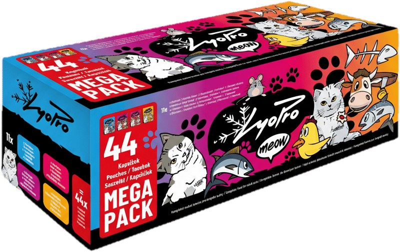 Lyopro Mega Pack kapsičky pro kočky 44×85 g