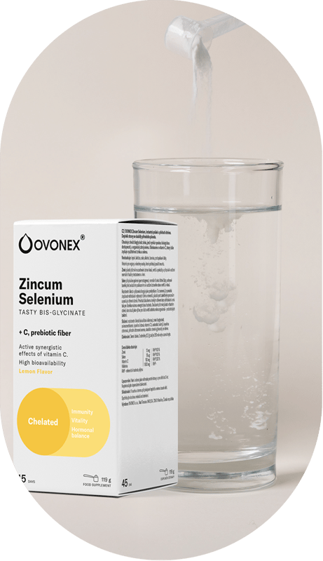 Ovonex Zinek Selen citrónová příchuť 119g