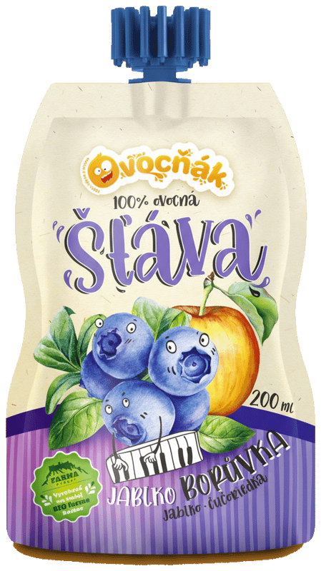 Ovocňák Apple and blueberry juice