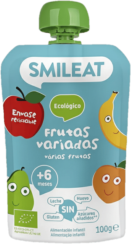 Smileat BIO Pouch peach, banana, apple, pear