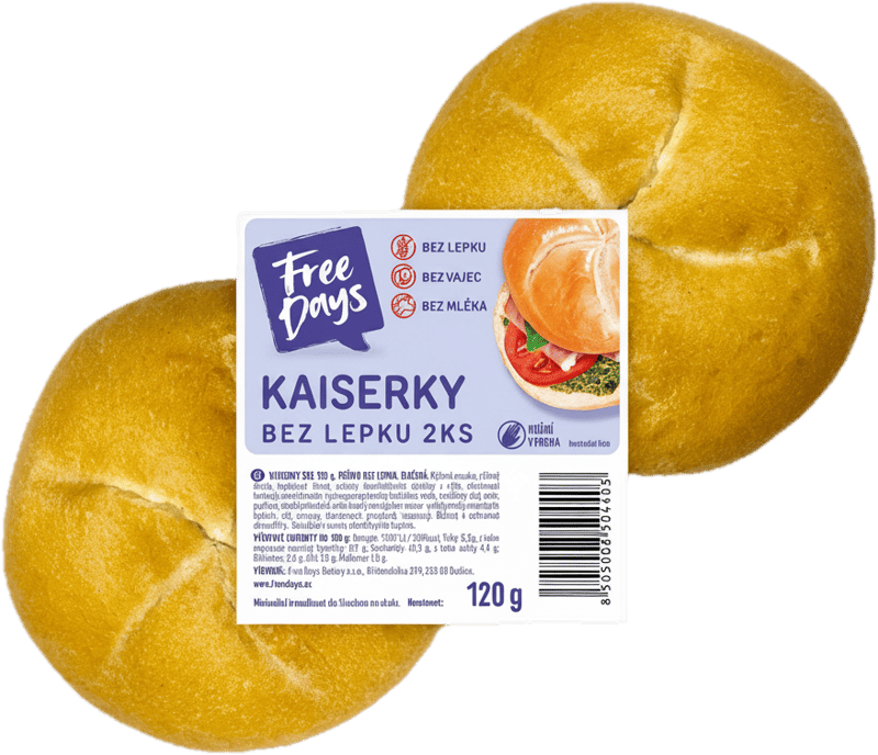 Free Days Gluten-free kaiser rolls, 2 pcs