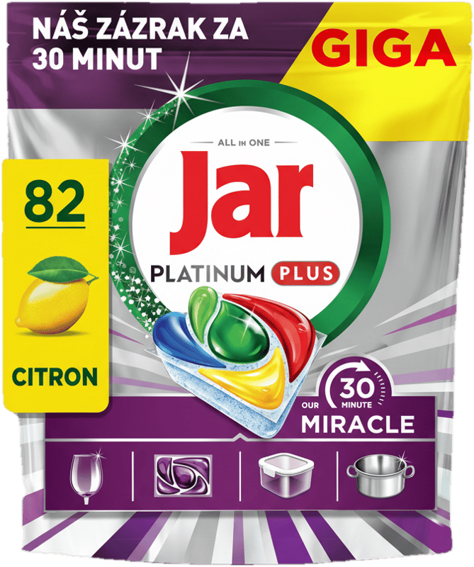 Jar Platinum Plus 30 Minute Miracle tablety do myčky