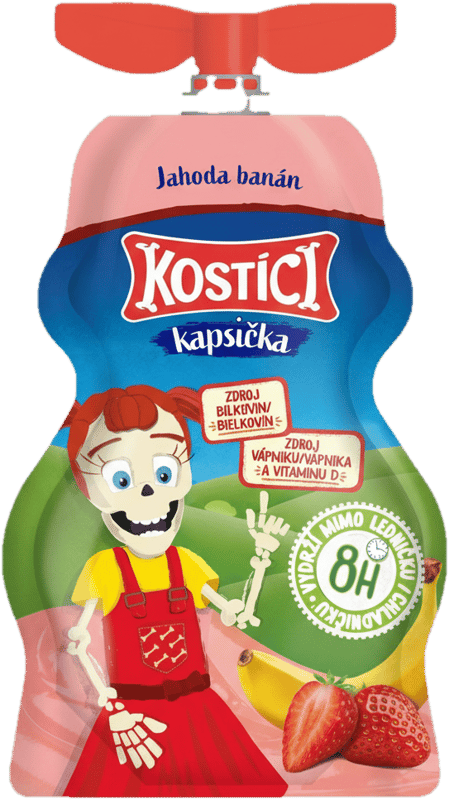Kostíci Kapsička jahoda a banán