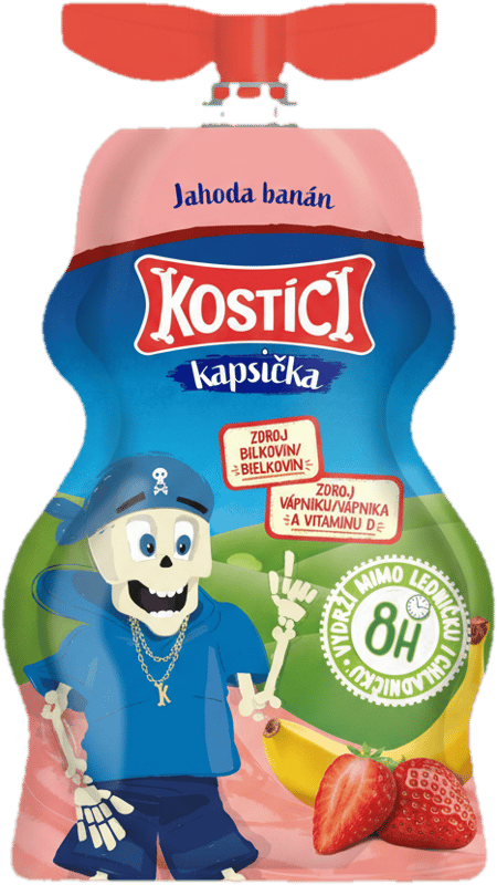 Kostíci Kapsička jahoda a banán