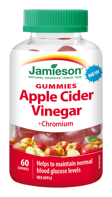 JAMIESON Jablečný ocet s chromem želat.past.60ks