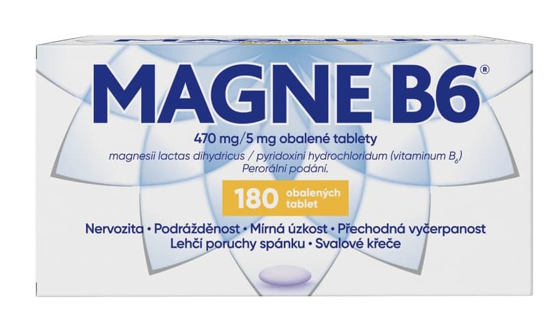 MAGNE B6 470MG/5MG Obalená tableta 180