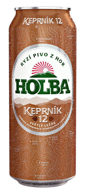 Holba Keprník 12 světlý ležák plech (6×0,5 l)