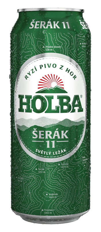 Holba Šerák 11 Pale lager beer (6×0,5 l)