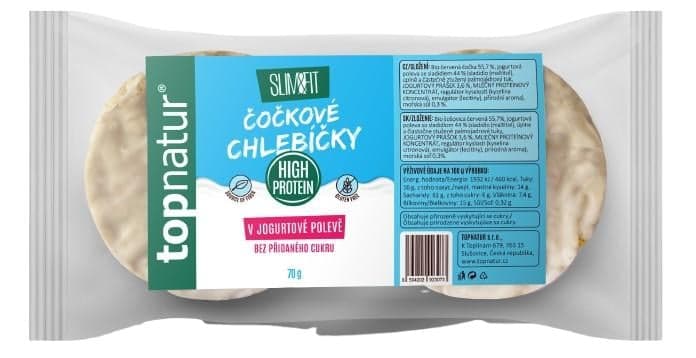 Topnatur Slim & Fit Corn cakes with salted caramel in milk coating