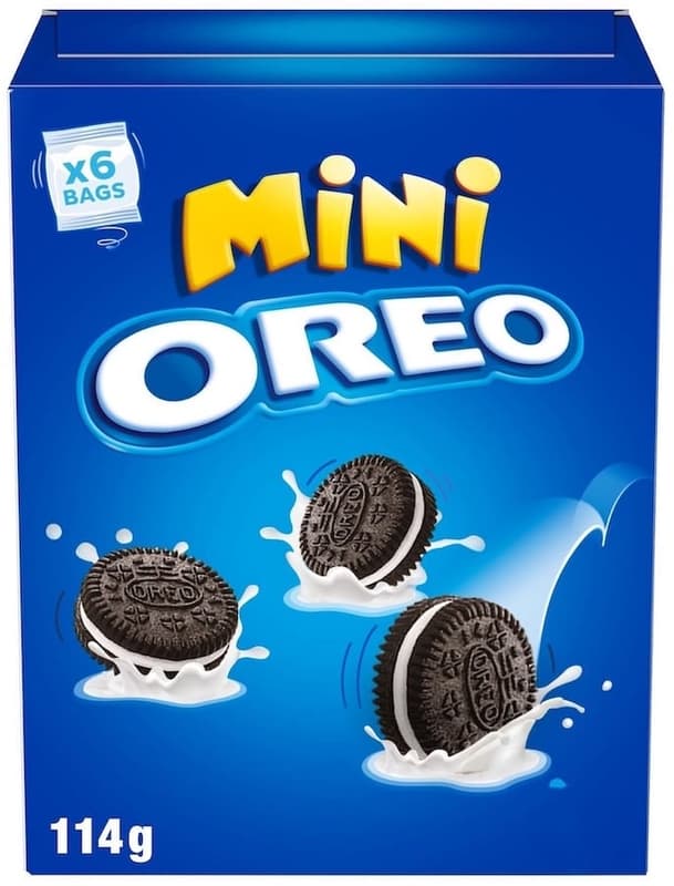 OREO mini cookies with vanilla filling 114 g