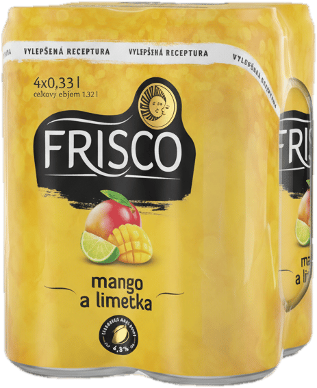 Frisco Mango and lime 4×0,33 l can