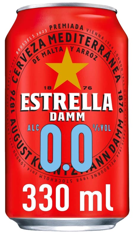 Damm Estrella 0.0 can