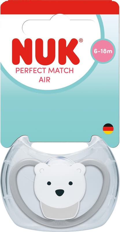 Nuk Perfect Match Air Polar Bear dudlík 6–18 měsíců