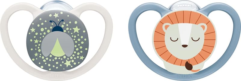 NUK pacifier Perfect Match AIR Night LION 6-18m 2/BOX
