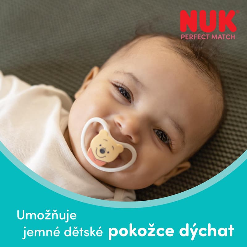 Nuk Perfect Match Air Disney Medvídek Pú dudlík 6–18 měsíců