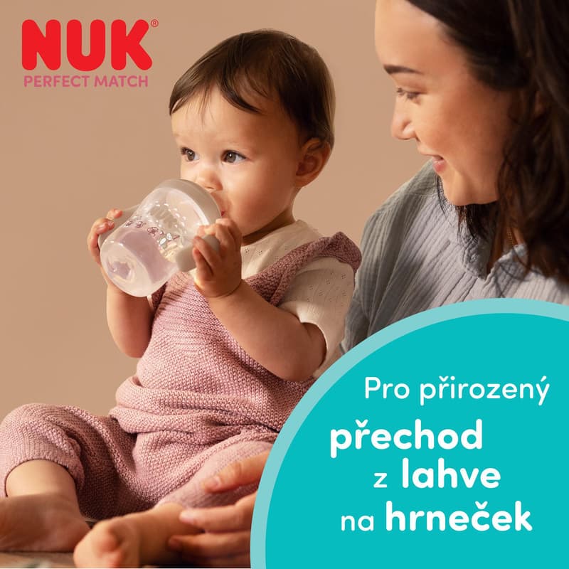 Nuk Perfect Match láhev na učení svítící ve tmě, koala 150 ml