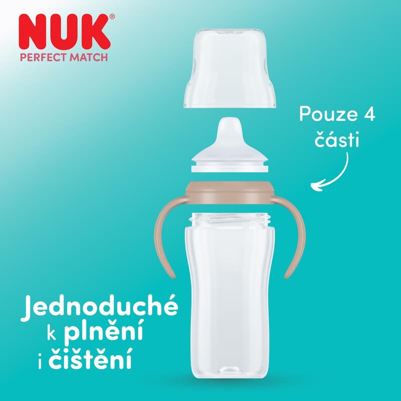 Nuk Perfect Match láhev na učení, ovce 260 ml