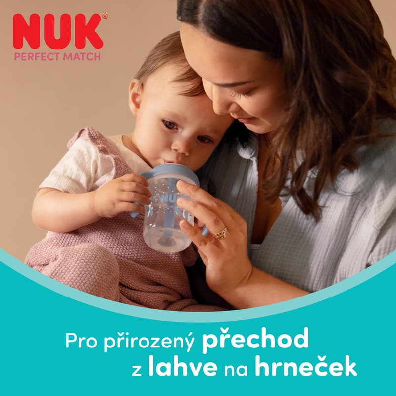 NUK learning bottle Perfect Match straw PENGU 150 ml