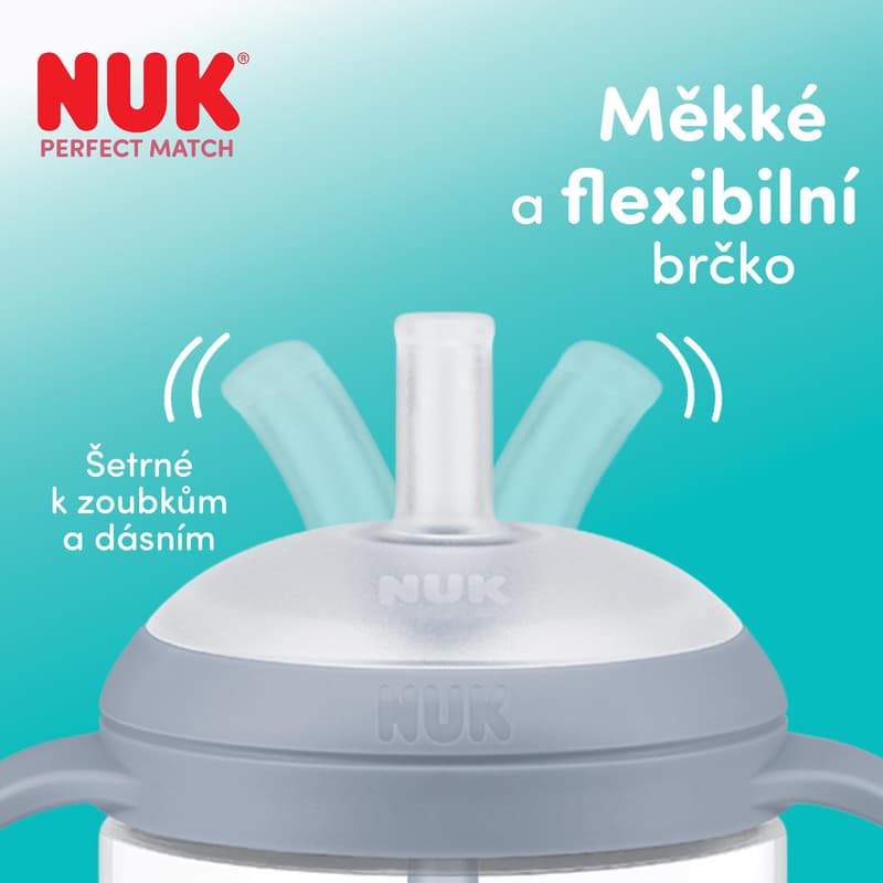 NUK learning bottle Perfect Match straw PENGU 150 ml