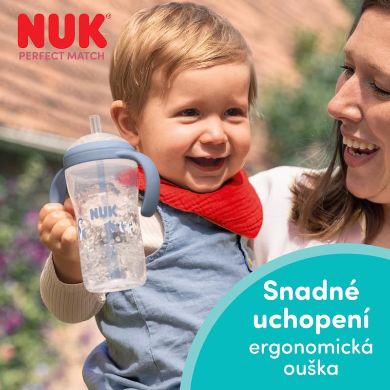 NUK learning bottle Perfect Match straw PENGU 150 ml