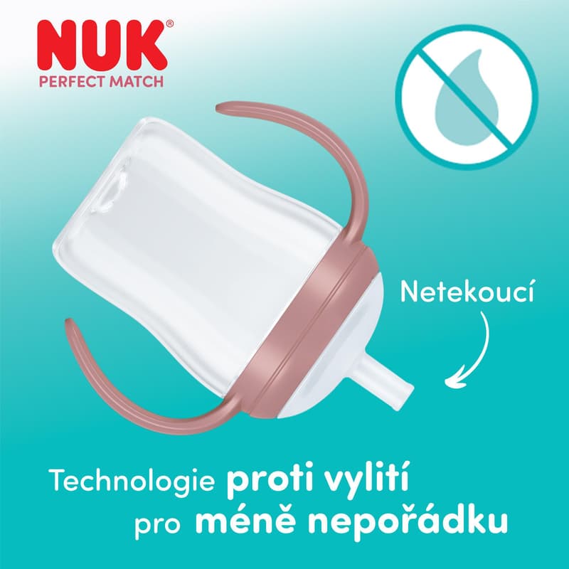 NUK learning bottle Perfect Match straw PENGU 150 ml