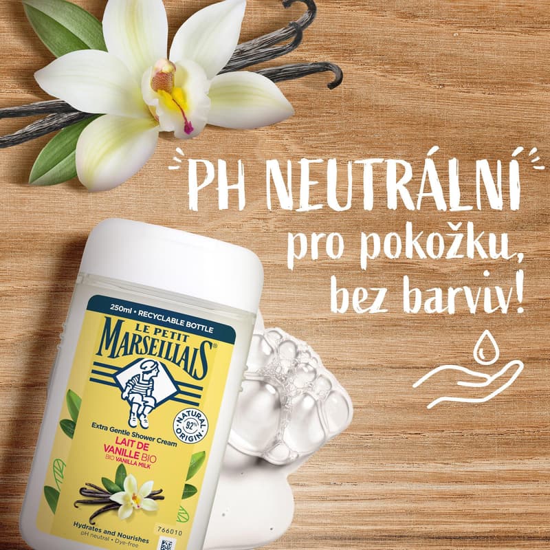 Le Petit Marseillais® shower gel vanilla milk