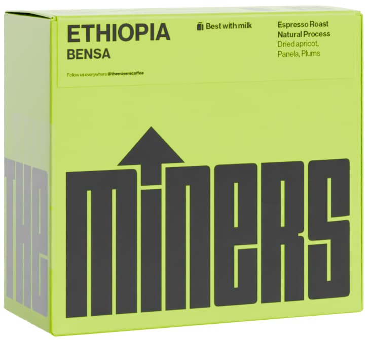 The Miners Ethiopia Bensa Espresso Whole Bean Coffee