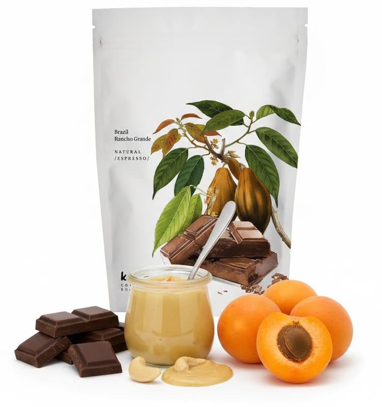 Kmen Brazil Rancho Grande Espresso Whole Bean Coffee