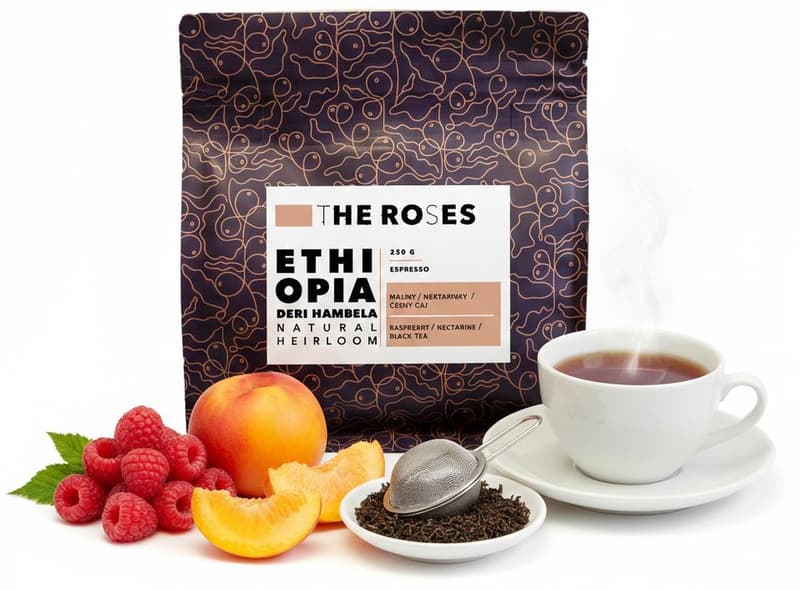 The Roses Etiopie Guji Hambela Espresso zrnková káva