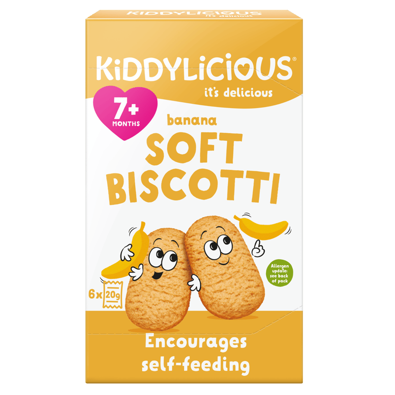 Kiddylicious Sušenky měkké banánové