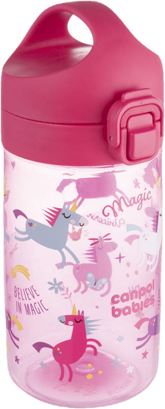 Canpol babies Water bottle for children 2,5y+ JUNIOR pink