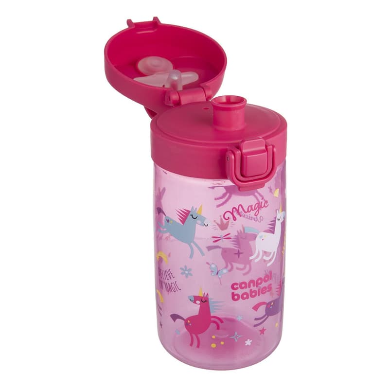 Canpol babies Water bottle for children 2,5y+ JUNIOR pink
