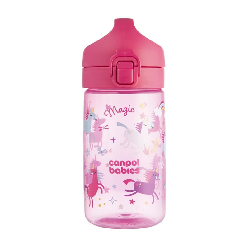 Canpol babies Water bottle for children 2,5y+ JUNIOR pink