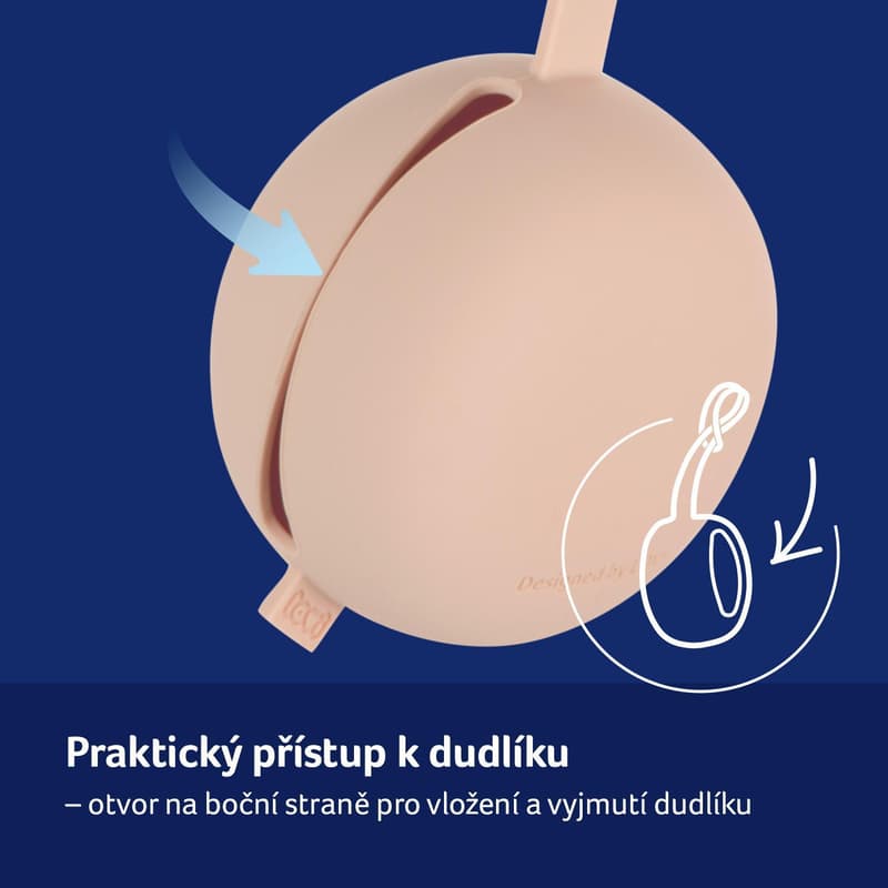 LOVI Nude silikonové pouzdro na dudlík