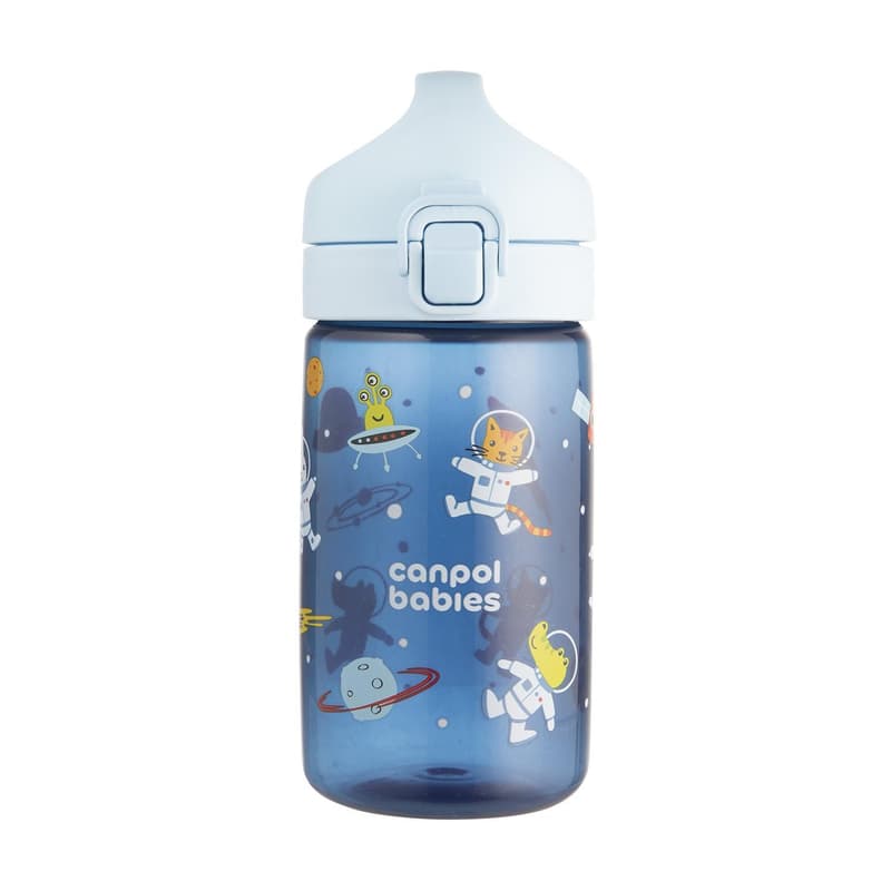 Canpol babies Water bottle for children 2,5y+ JUNIOR blue